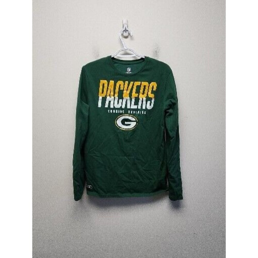 GREEN BAY PACKERS NFL TEAM APPAREL LONG SLEEVE COTTON‎ T SHIRT MENS M